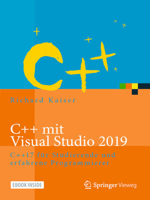cover image of C++ mit Visual Studio 2019